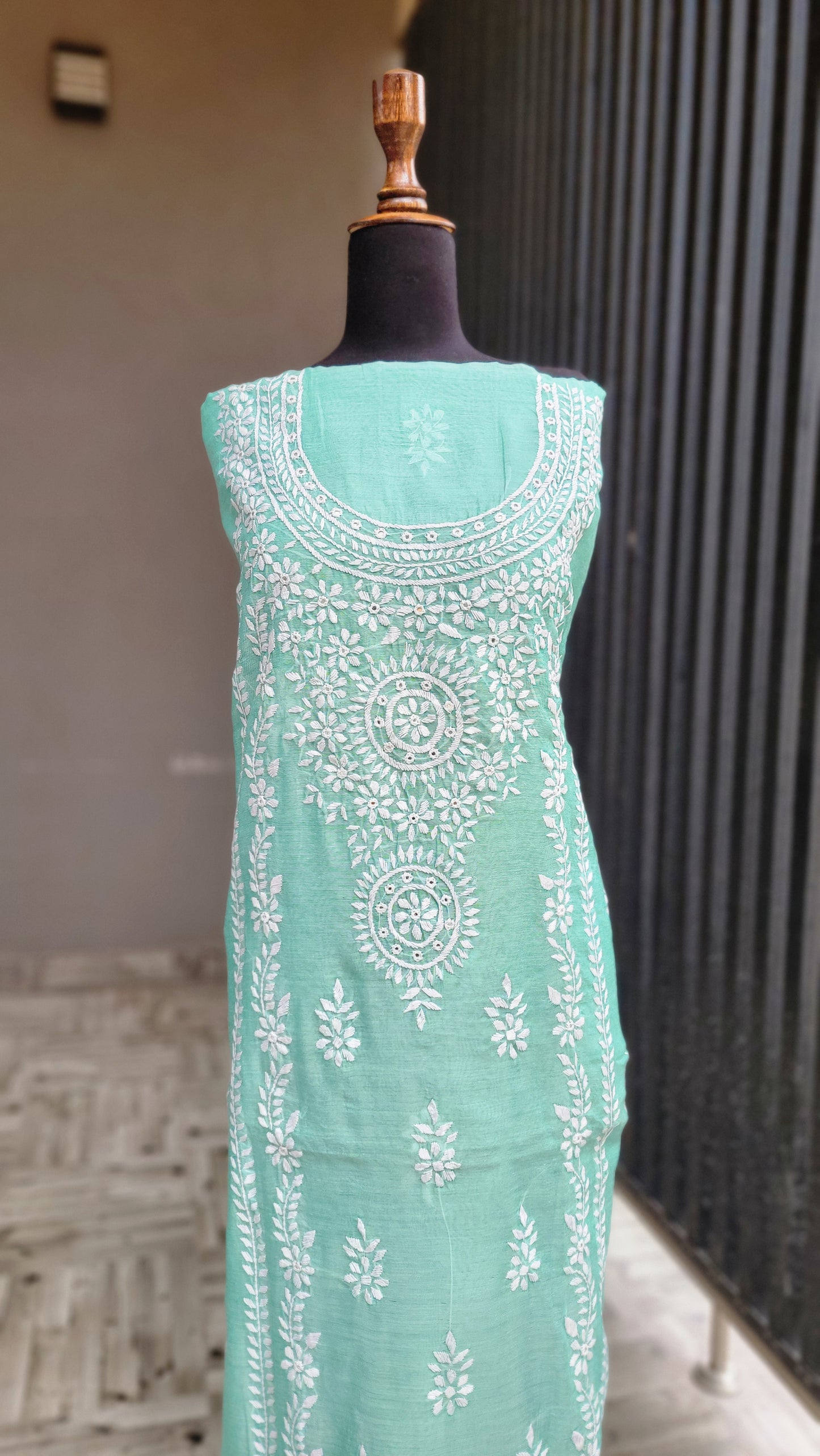 Chikankari Paper cotton