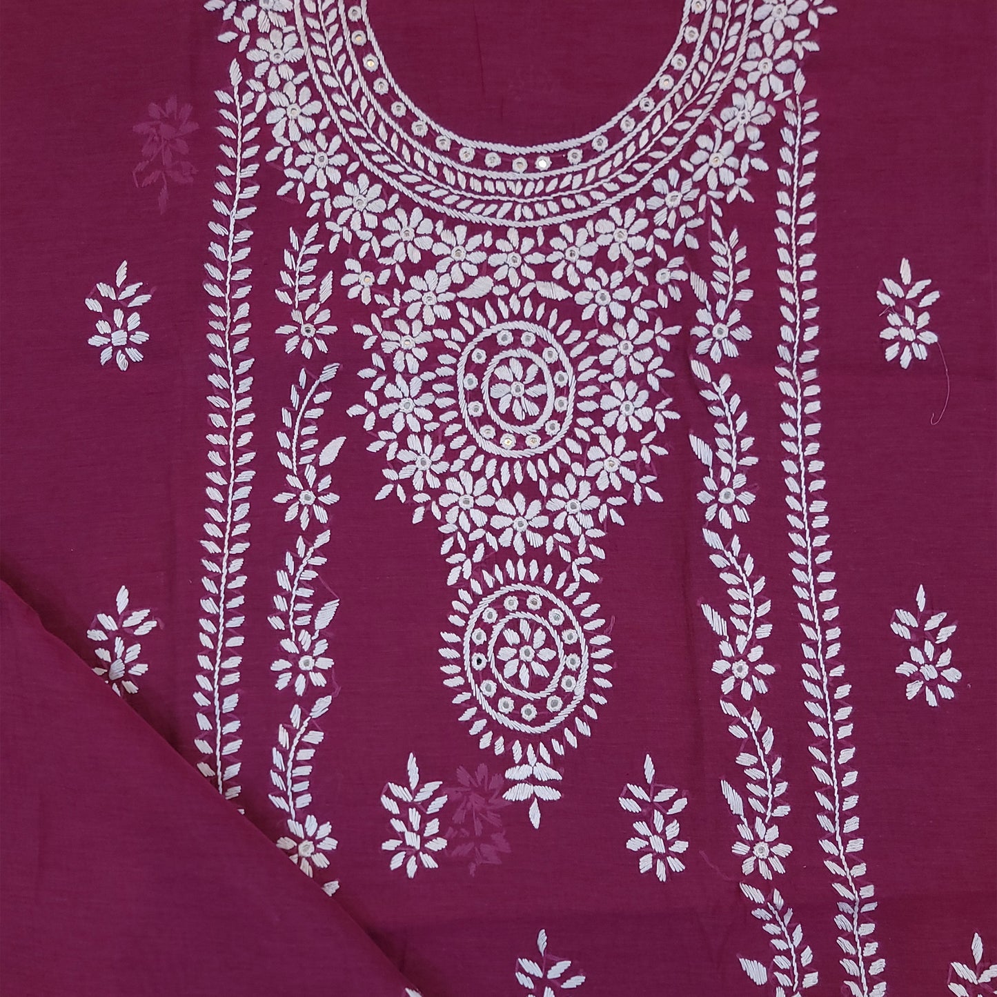 Chikankari Paper cotton
