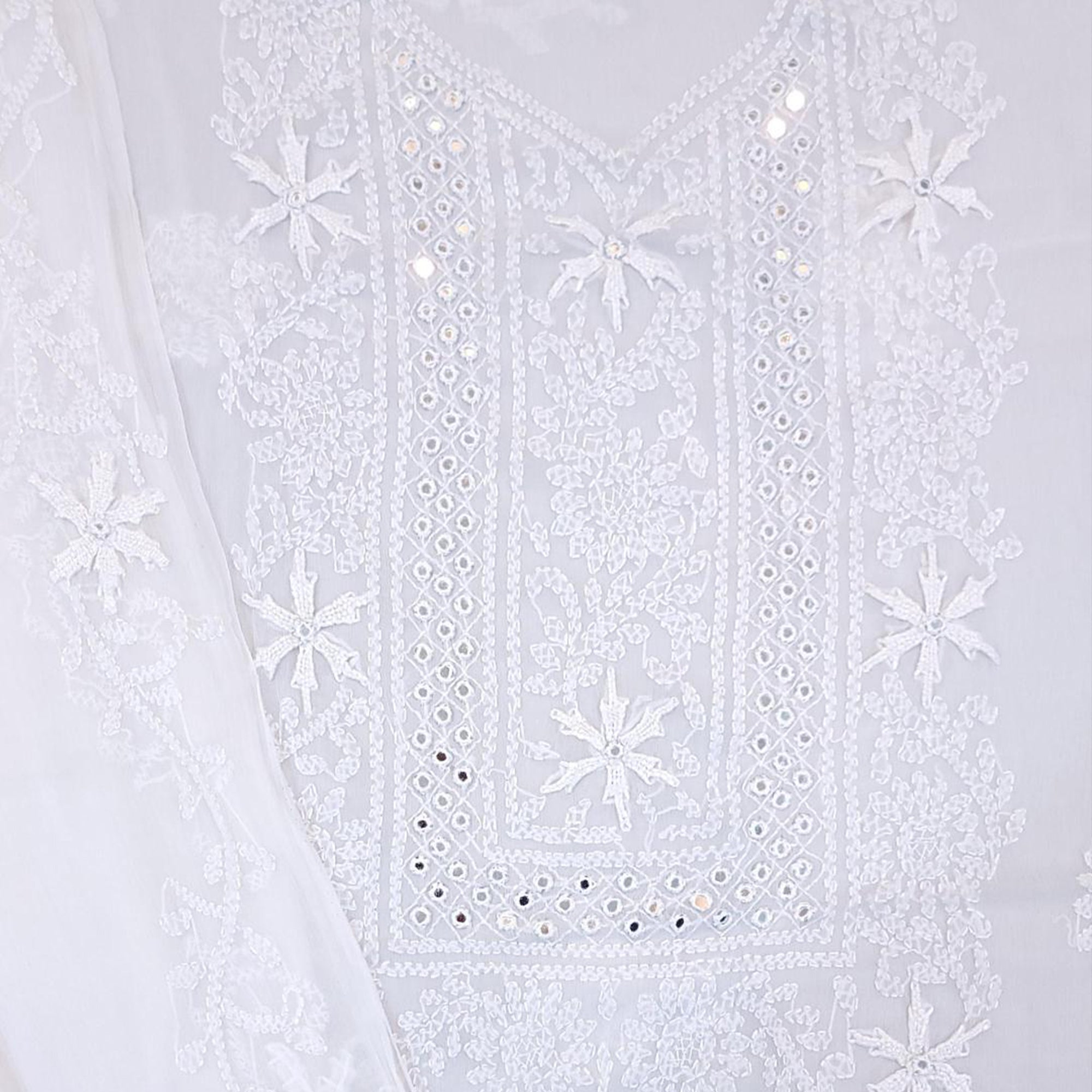 Chikankari Work Chiffon