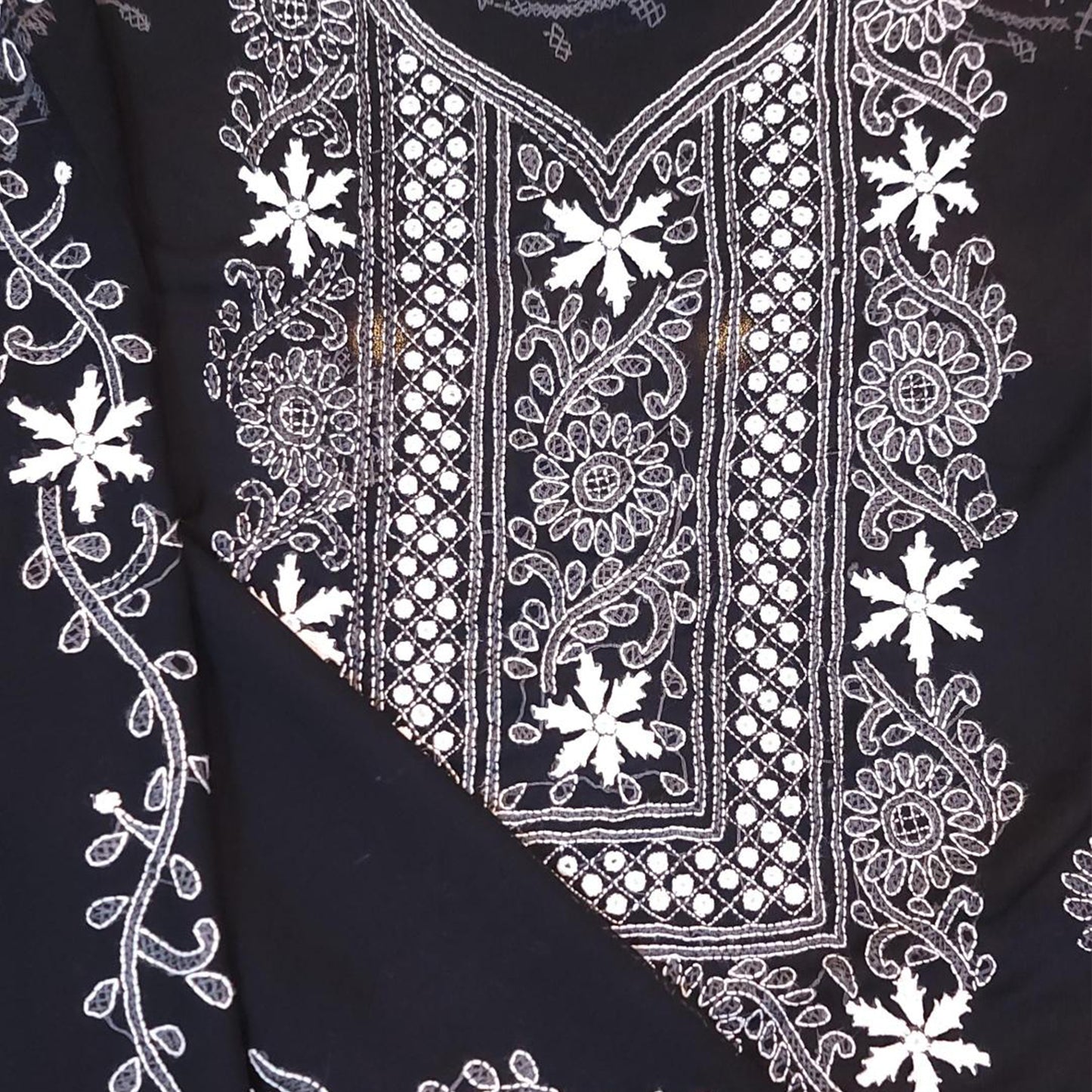 Chikankari Work Chiffon