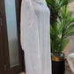 Kamdani mukaish work Color white only (Dyeable)  2 piece