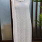 Kamdani mukaish work Color white only (Dyeable)  2 piece