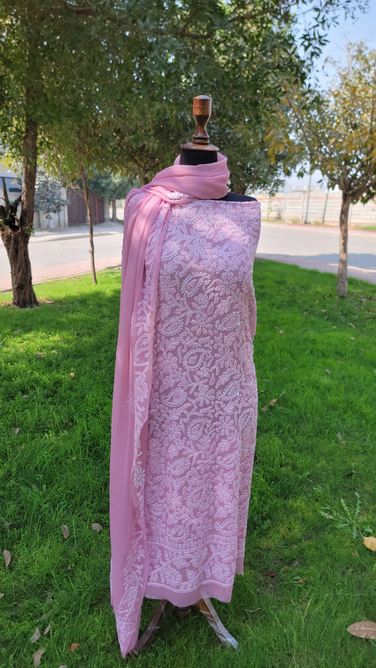 Chikankari Full Jaal work