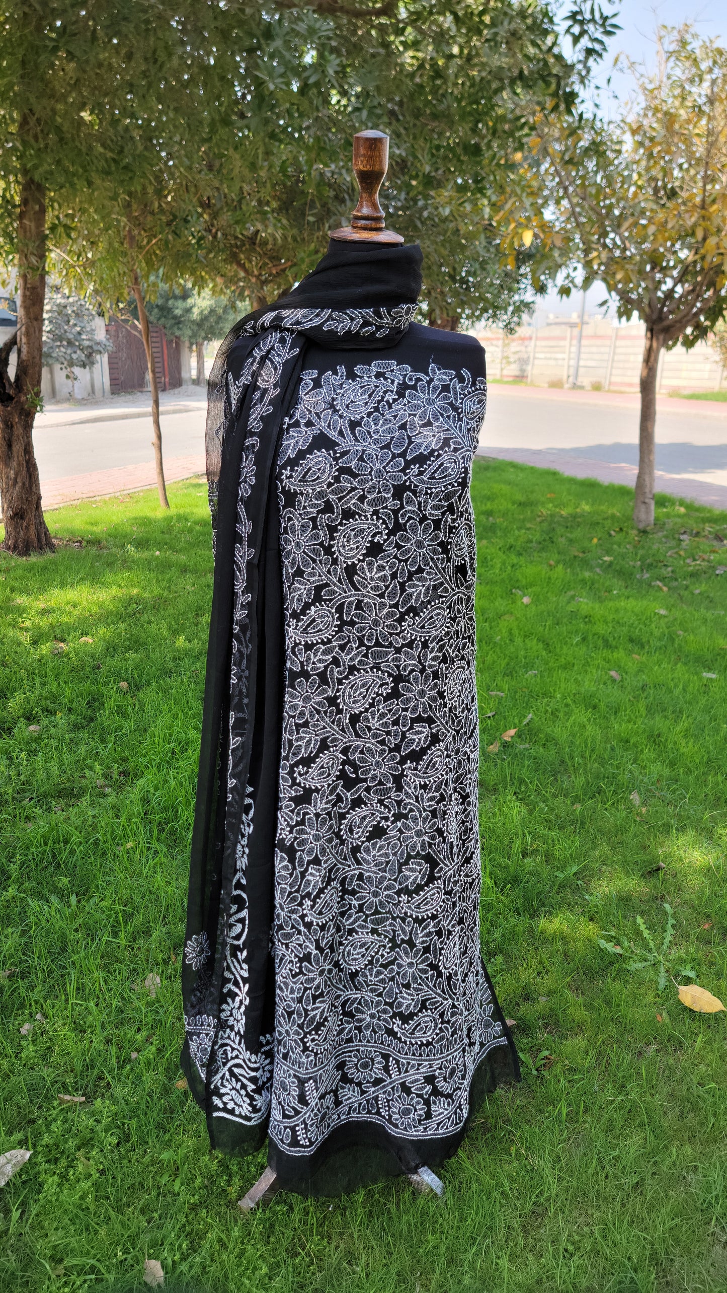 Chikankari Full Jaal work