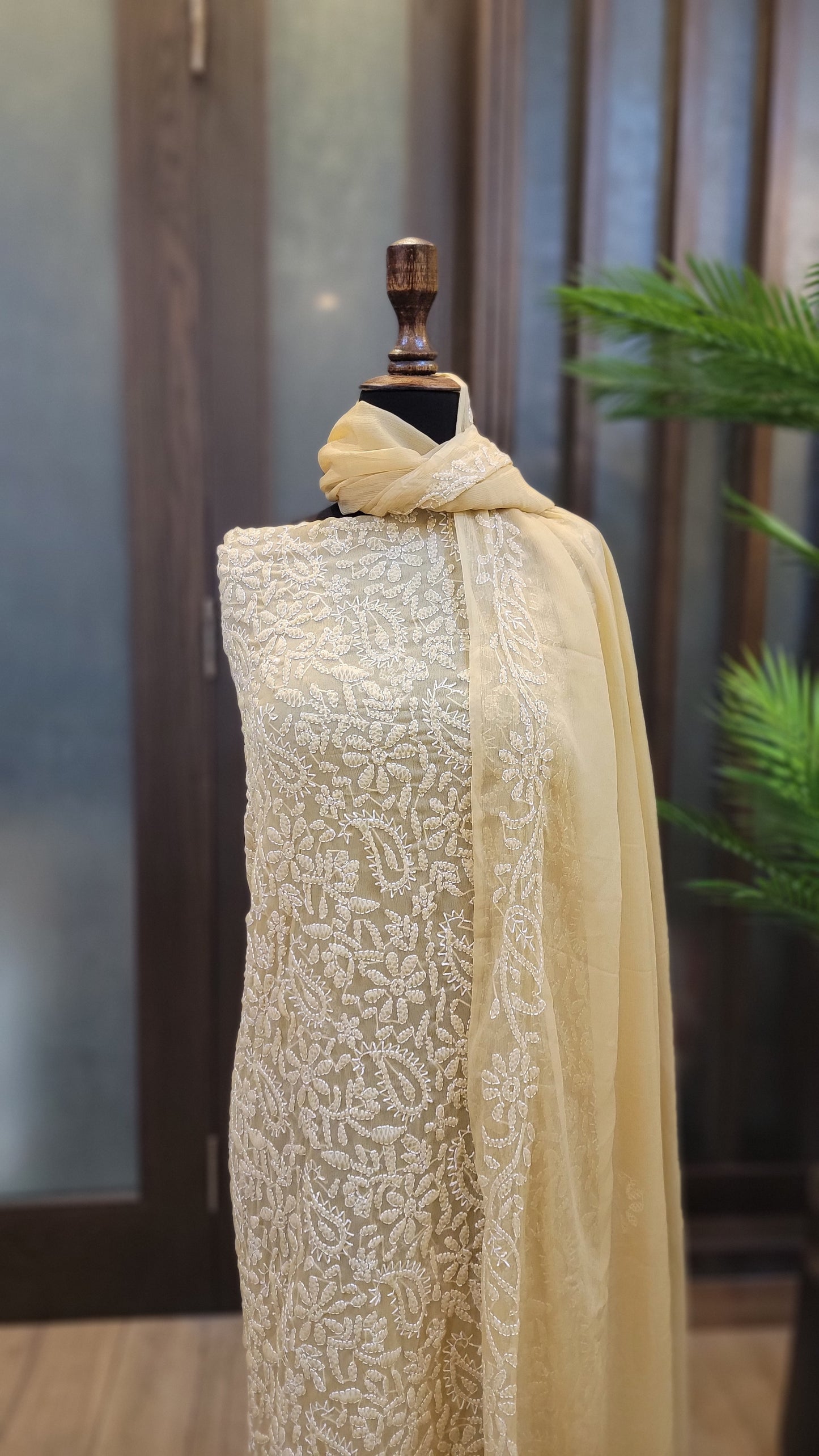 Chikankari Full Jaal work