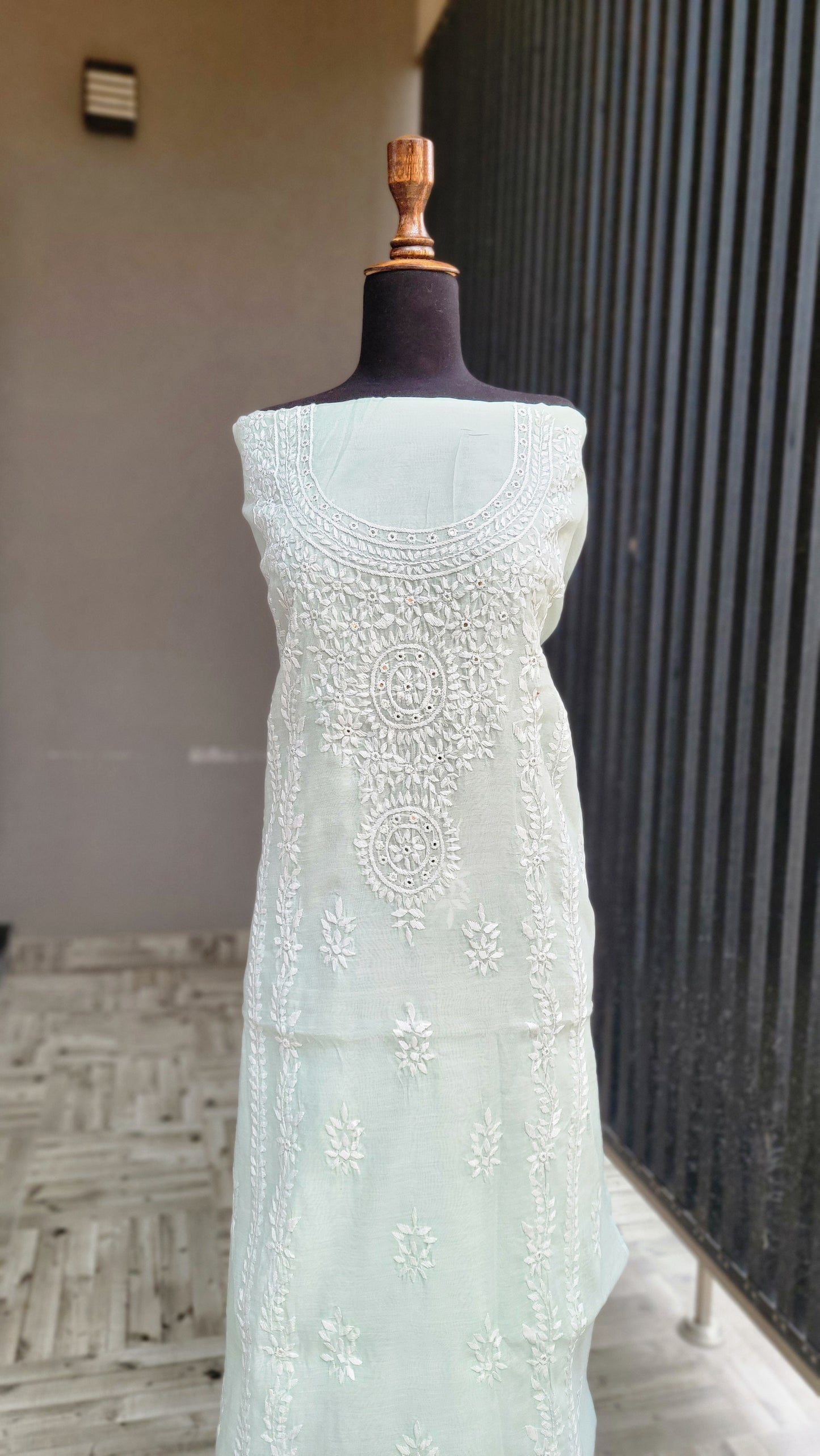 Chikankari Paper cotton