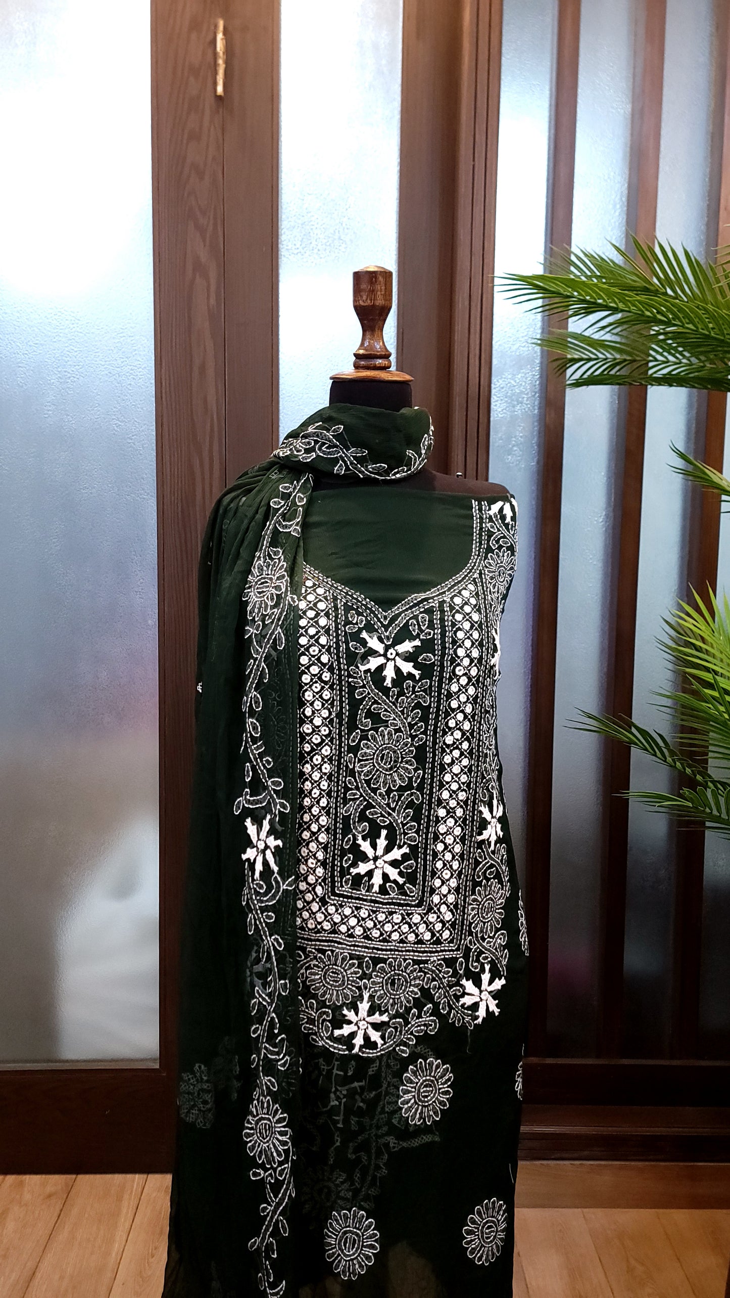 Chikankari Work Chiffon