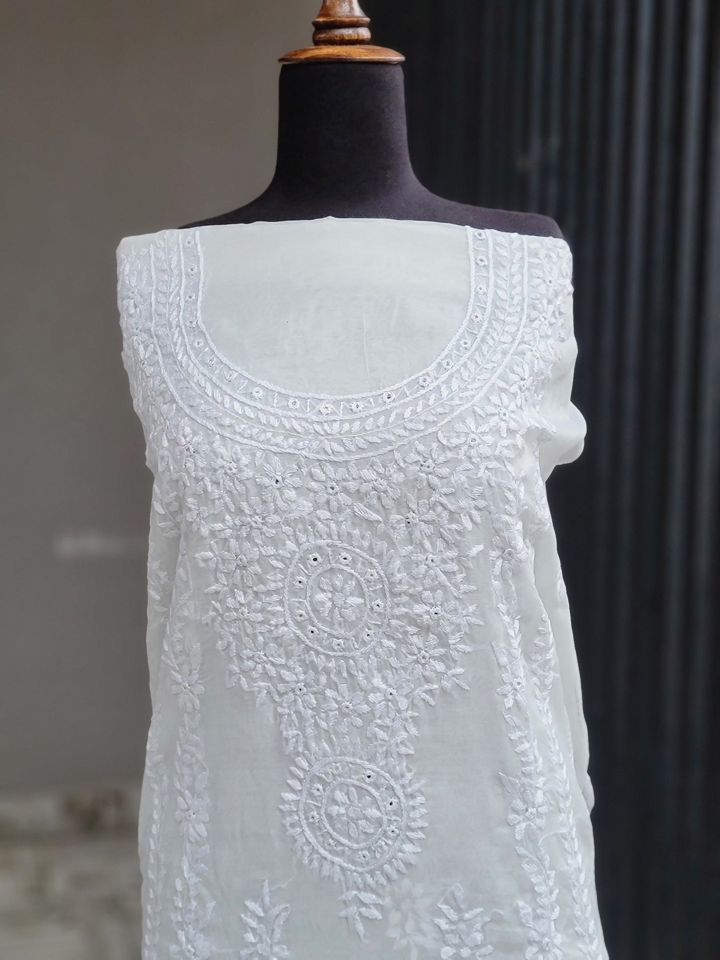 Chikankari Paper cotton