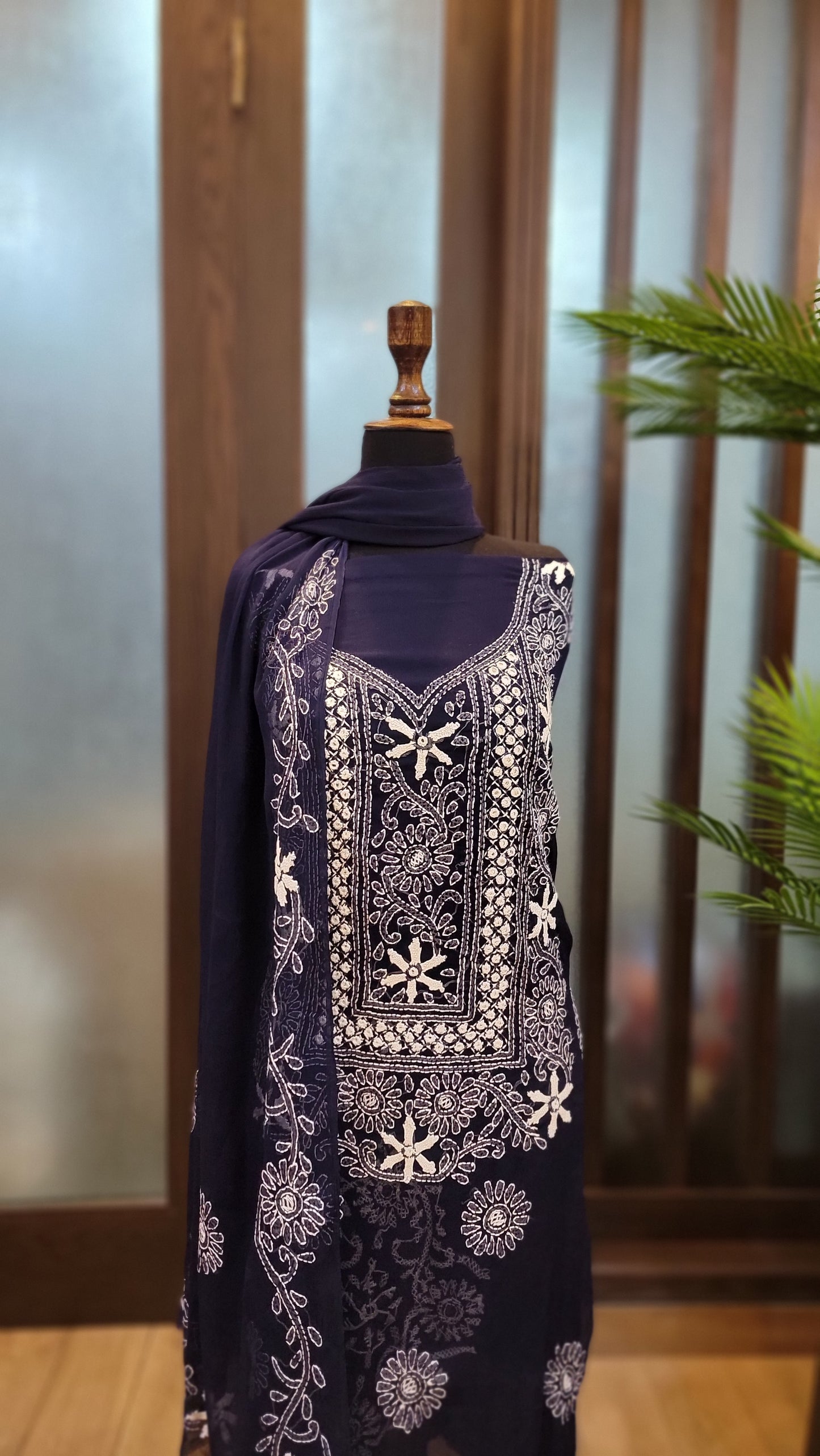 Chikankari Work Chiffon