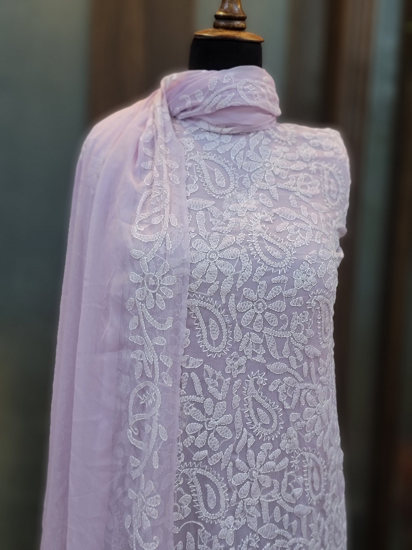 Chikankari Full Jaal work
